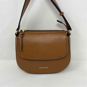 Pre-Owned Calvin Klein Tan faux leather Handbag