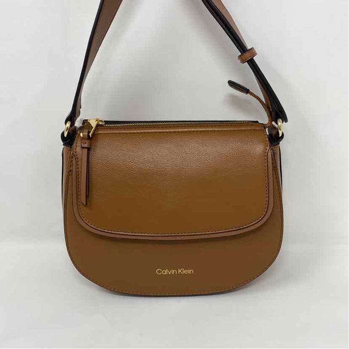 Pre-Owned Calvin Klein Tan faux leather Handbag