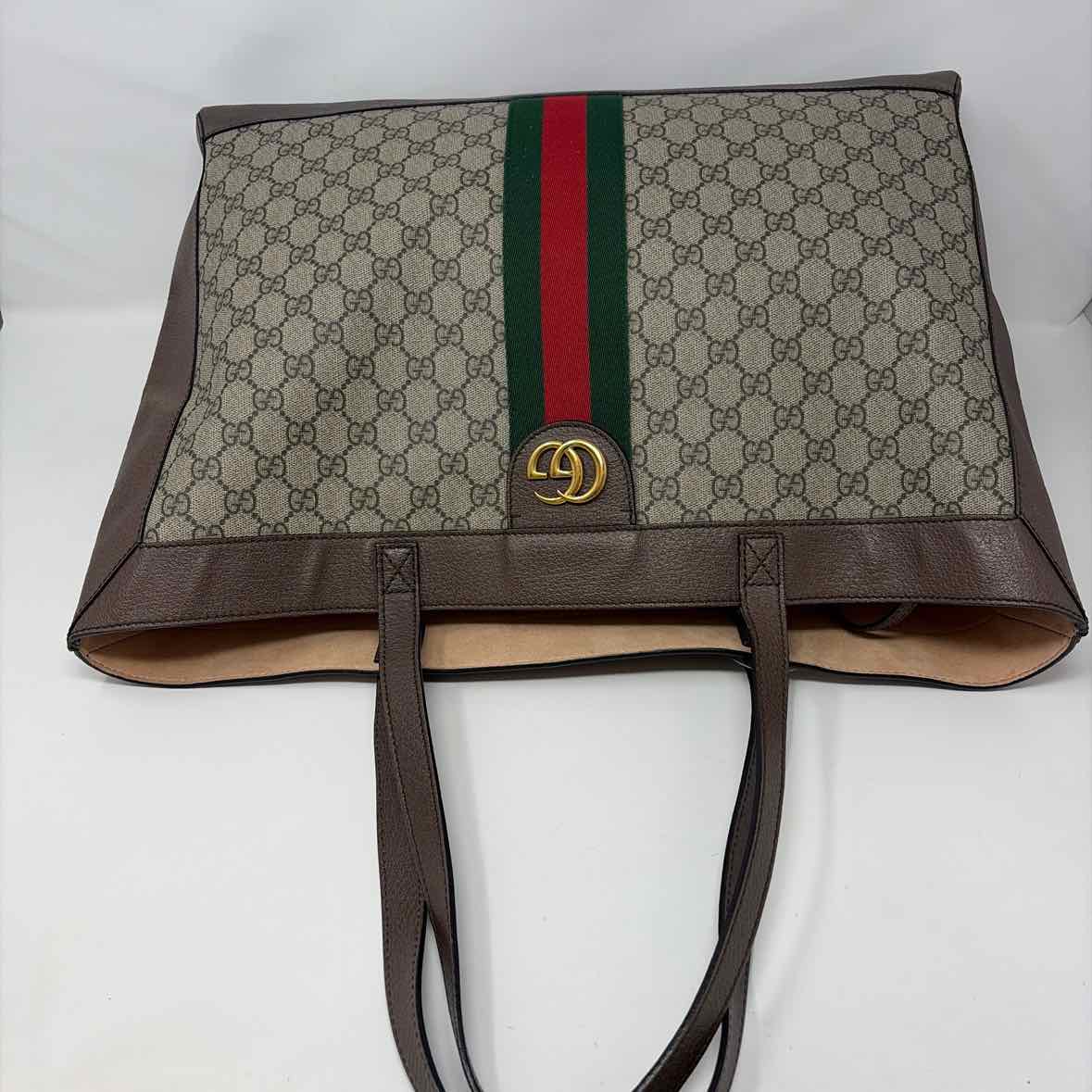 Pre-Owned Gucci Monogram Canvas Designer Handbag