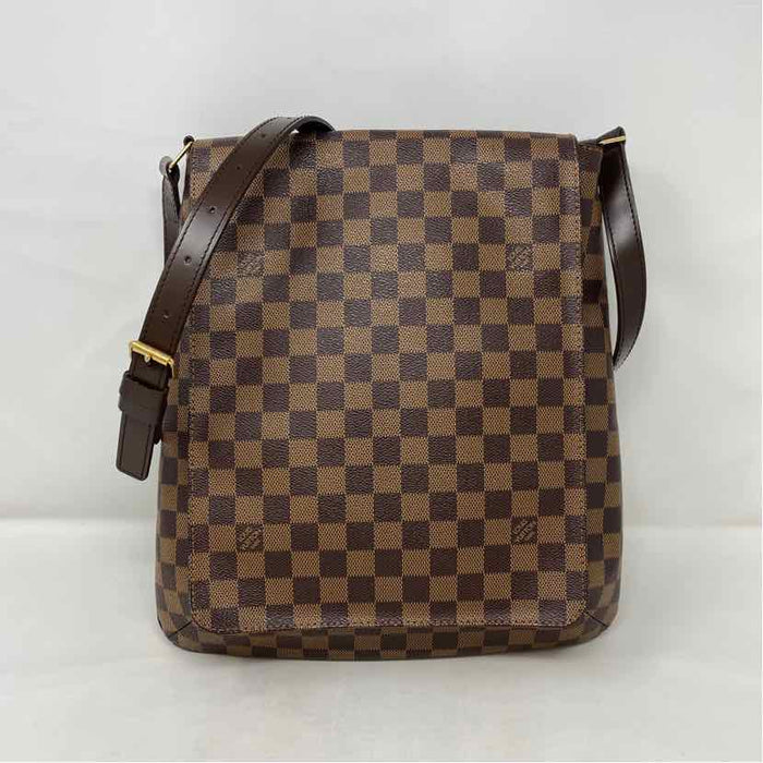 Pre-Owned Louis Vuitton Damier Eben Canvas Designer Handbag