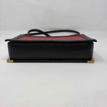 Pre-Owned MCM Red/Black Canvas Designer Handbag