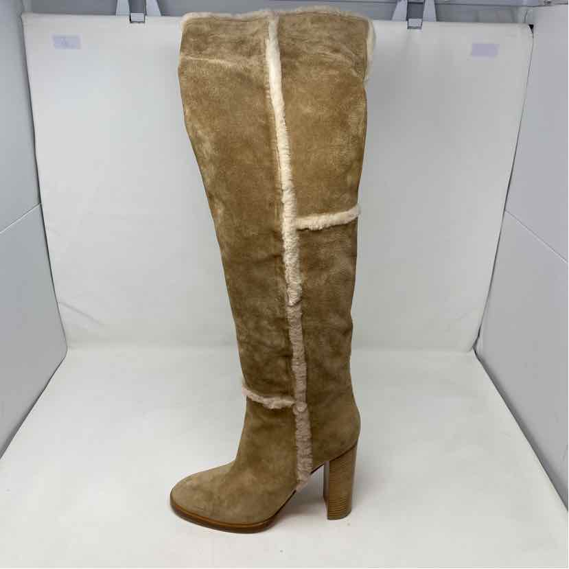 Pre-Owned Shoe Size 9.5 Giavvanto Rossi Taupe Boots