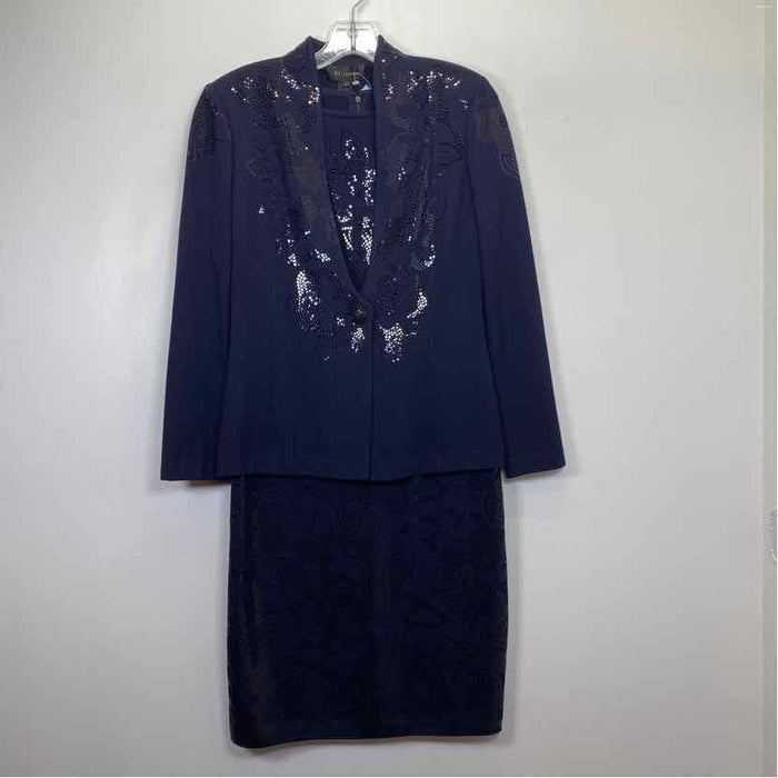 Pre-Owned Size 4/S St. John Navy 2 PC Set