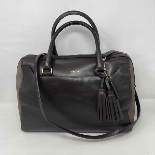 Pre-Owned Coach Brown Leather Handbag