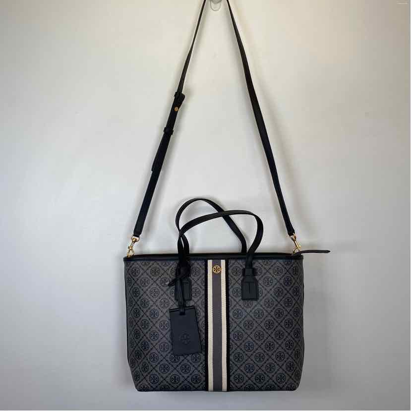 Pre-Owned Tory Burch Monogram Coated Canvas Handbag