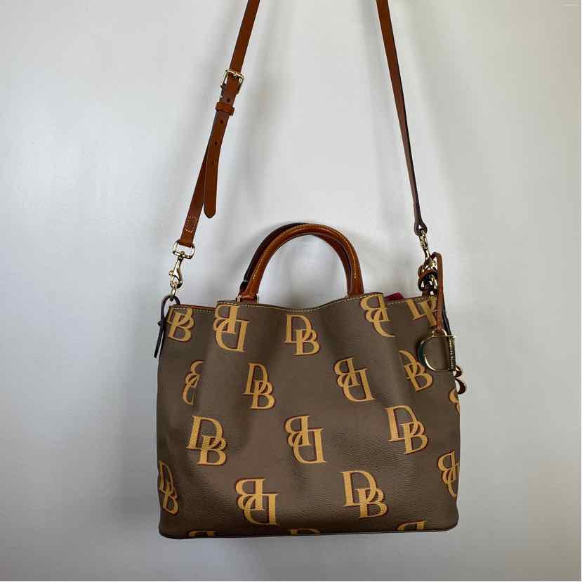 Pre-Owned Dooney & Bourke Monogram Leather Handbag