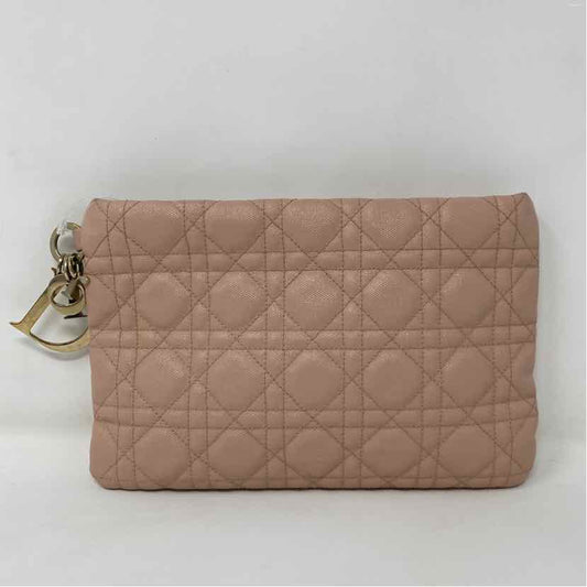 Pre-Owned Christian Dior Pink Canvas Designer Handbag