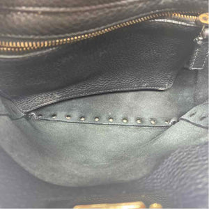 Pre-Owned Valentino Black Leather Designer Handbag