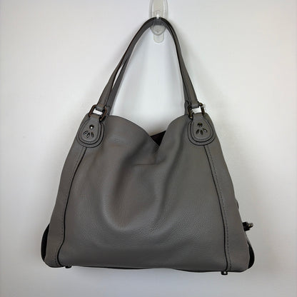 Pre-Owned Coach Grey Leather Handbag