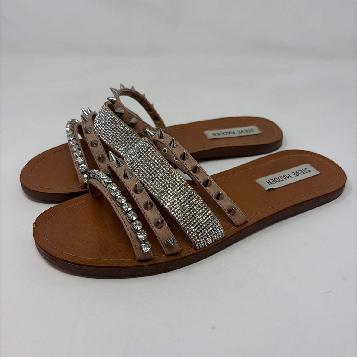 Pre-Owned Shoe Size 8.5 Steve Madden Tan Sandals