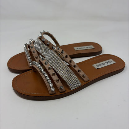 Pre-Owned Shoe Size 8.5 Steve Madden Tan Sandals