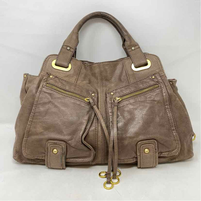 Pre-Owned BCBG Brown Leather Handbag