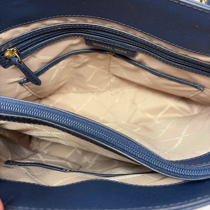 Pre-Owned Michael Kors Navy Coated Canvas Handbag