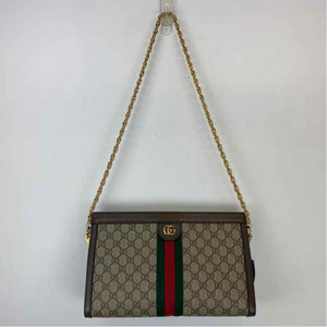 Pre-Owned Gucci Monogram Canvas Designer Handbag