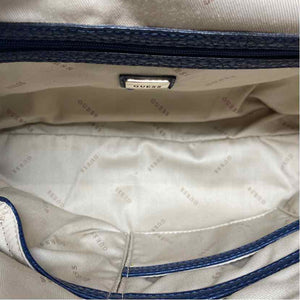 Pre-Owned Guess Navy Leather Handbag