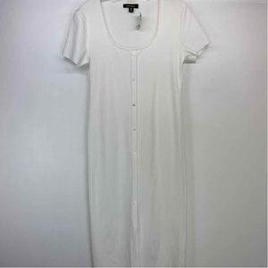 Pre-Owned Size M Lea & Viola White Casual Dress