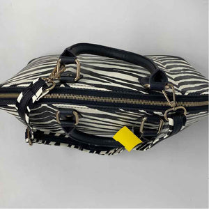 Pre-Owned galian Zebra faux leather Handbag