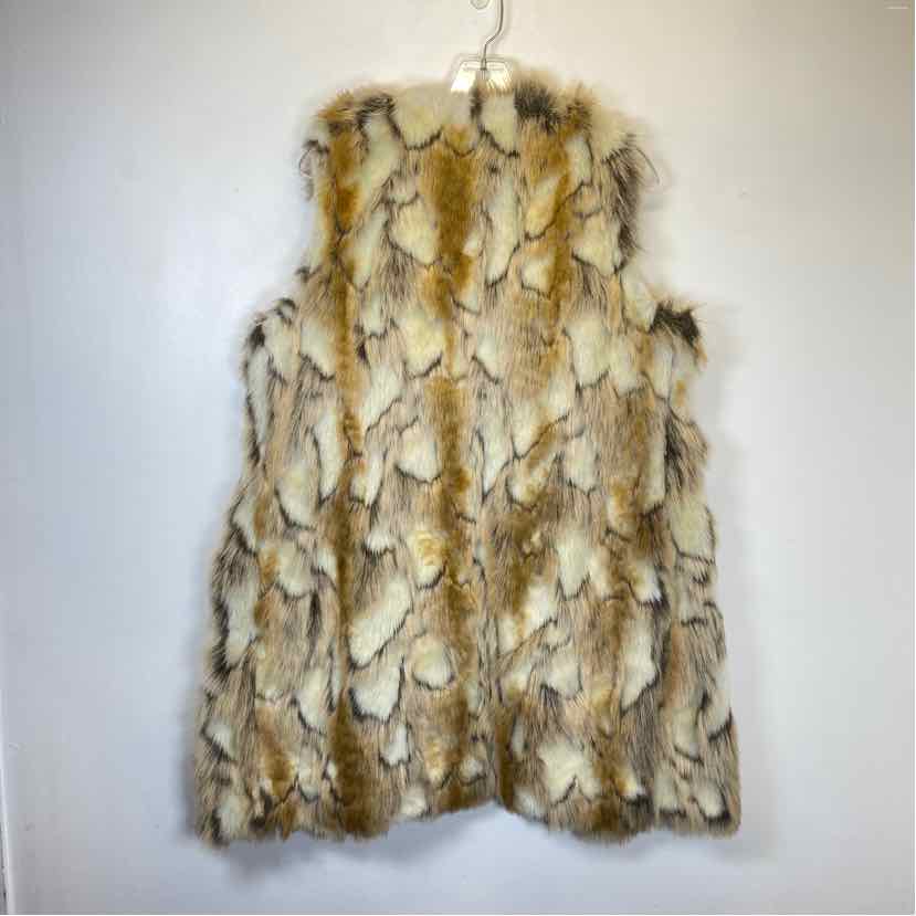Pre-Owned Size M Laundry Faux Fur Vest