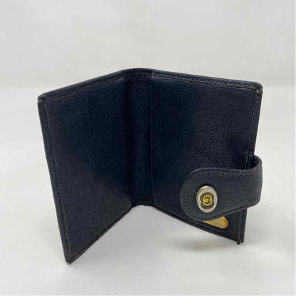 Pre-Owned Gucci Navy Canvas Designer Wallet