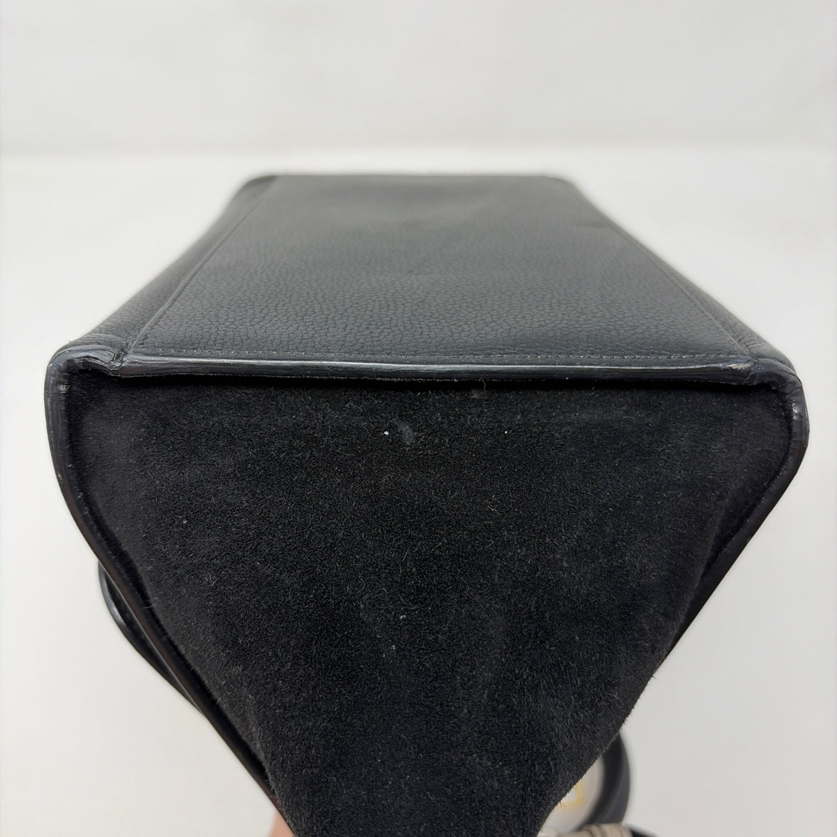 Pre-Owned Celine Black Leather Designer Handbag