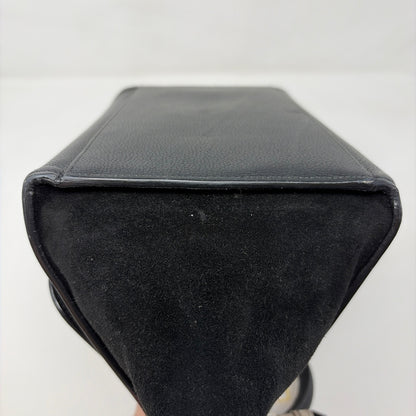 Pre-Owned Celine Black Leather Designer Handbag