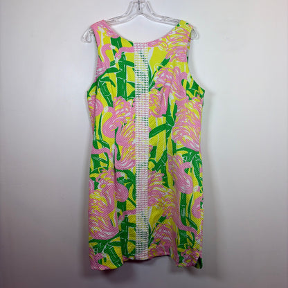 Pre-Owned Size 16/XL Lilly Pulitzer Yellow Multi Casual Dress