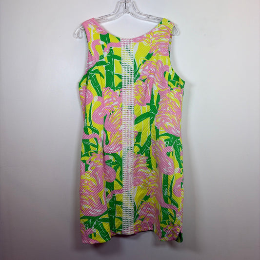Pre-Owned Size 16/XL Lilly Pulitzer Yellow Multi Casual Dress