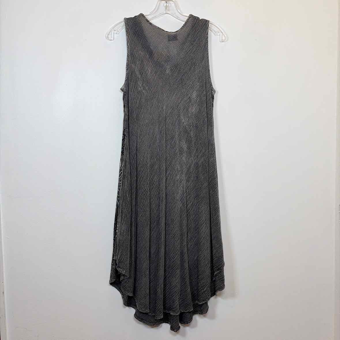 Pre-Owned Size One Size LSI Grey Casual Dress