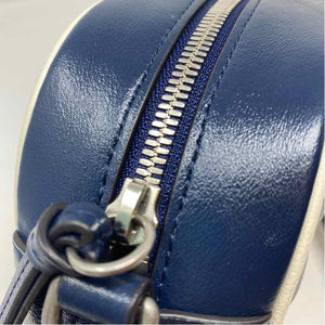 Pre-Owned Gucci Navy Leather Designer Handbag