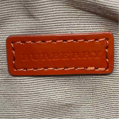 Pre-Owned Burberry Plaid Canvas Designer Handbag