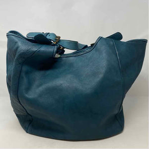 Pre-Owned BolstaNova Teal Leather Handbag