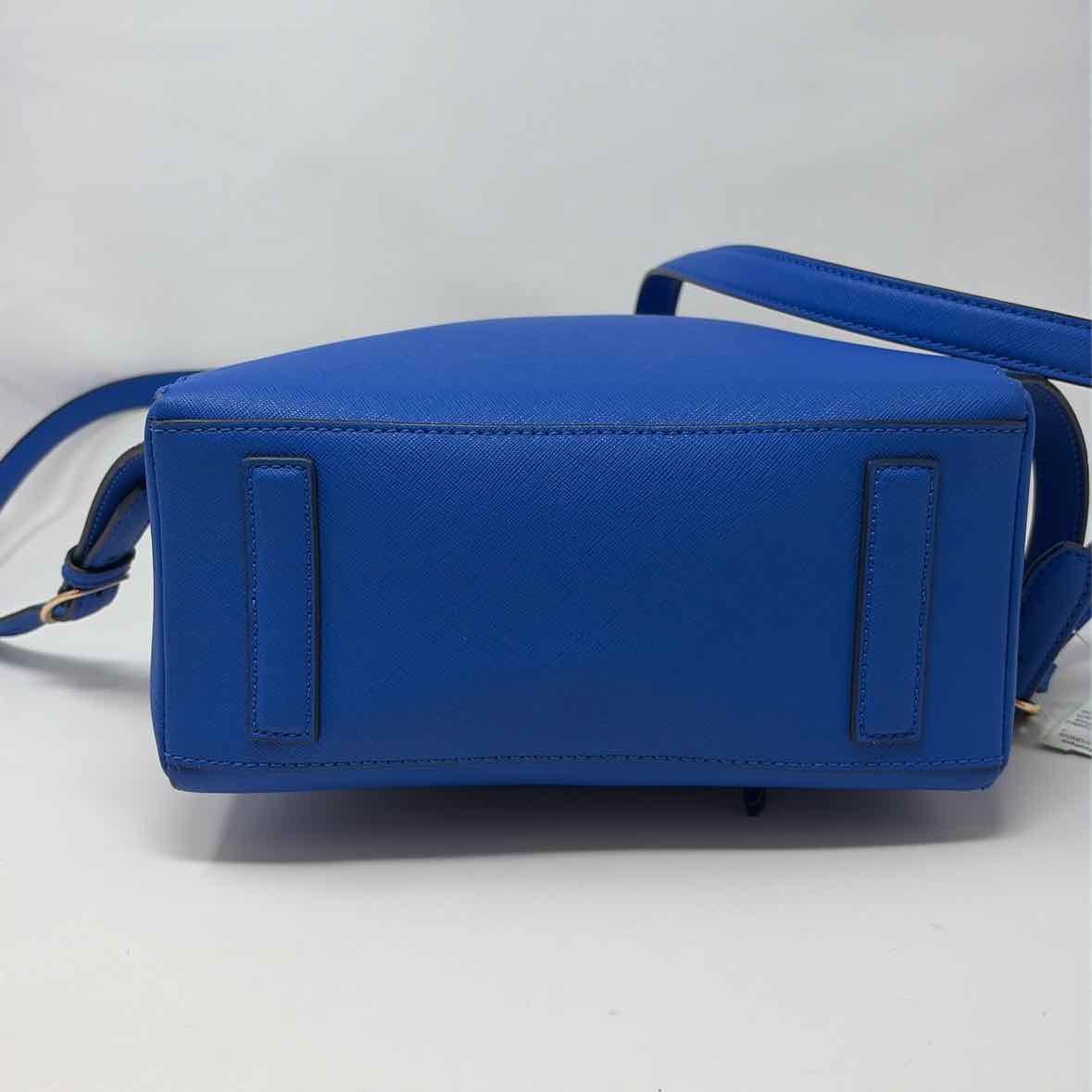 Pre-Owned Tory Burch Cobalt Coated Canvas Handbag