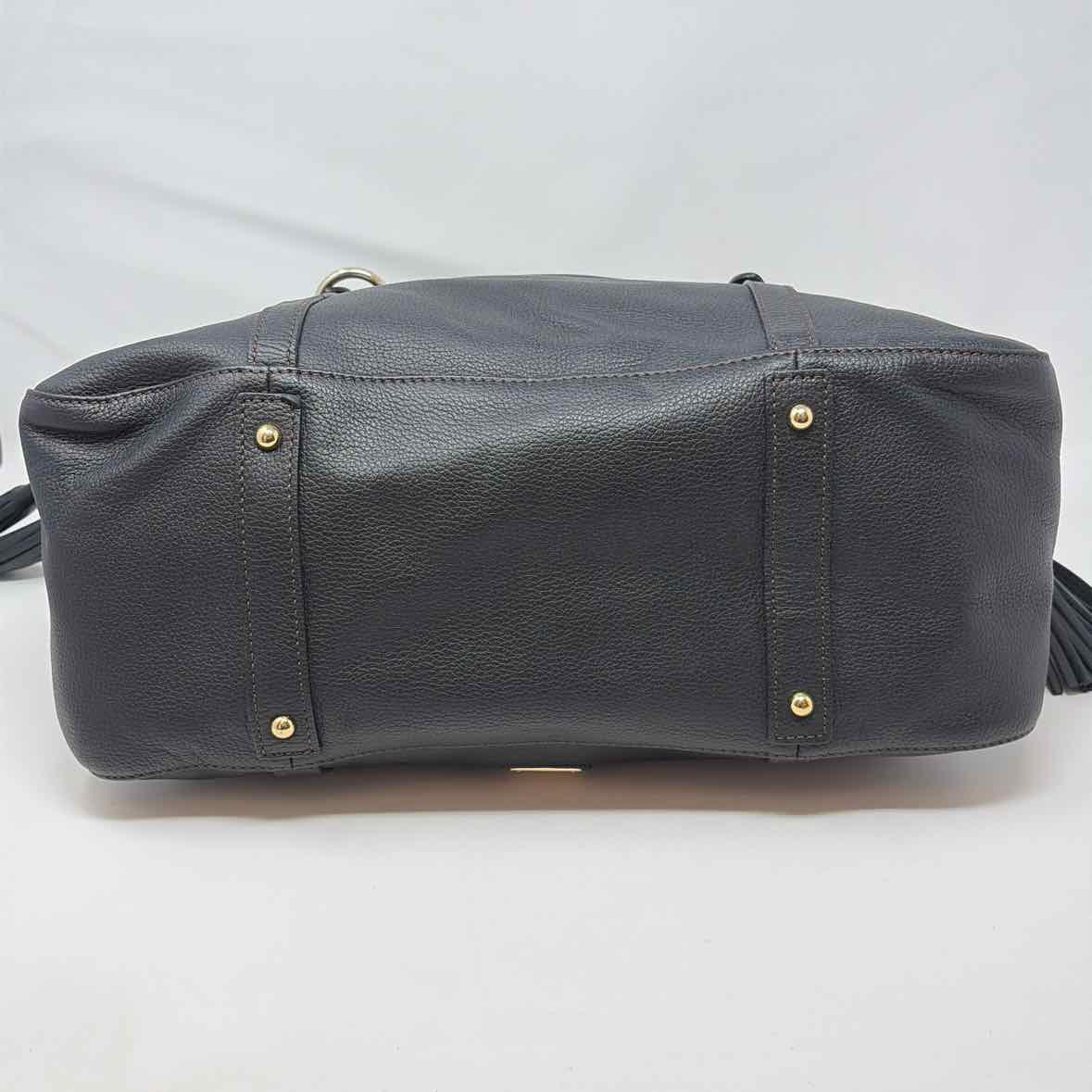 Pre-Owned Dooney & Bourke Black Leather Handbag