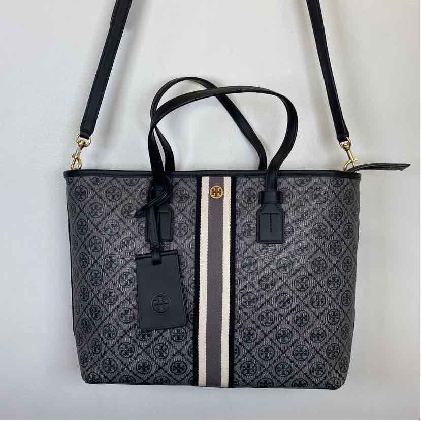 Pre-Owned Tory Burch Monogram Coated Canvas Handbag