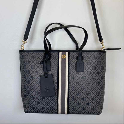 Pre-Owned Tory Burch Monogram Coated Canvas Handbag