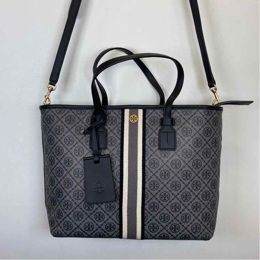 Pre-Owned Tory Burch Monogram Coated Canvas Handbag