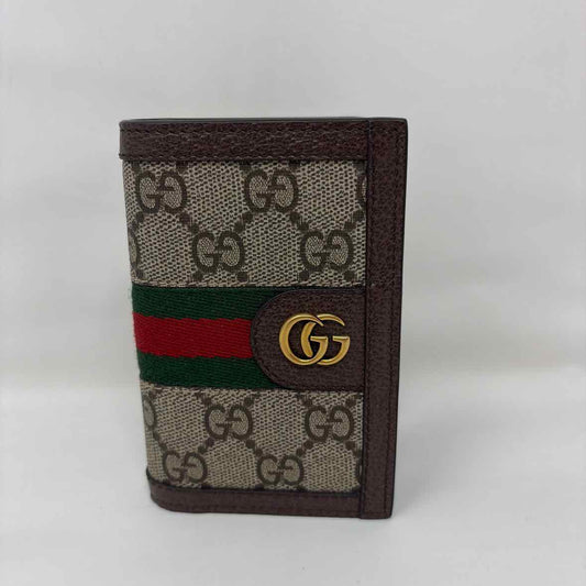 Pre-Owned Gucci Monogram Canvas Designer Wallet