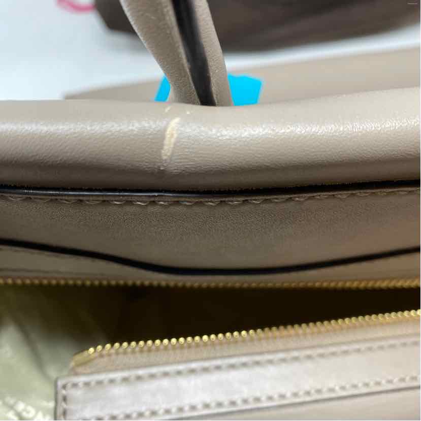 Pre-Owned Kate Spade Taupe Leather Handbag