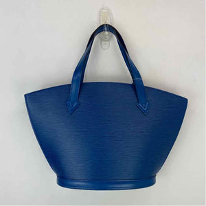 Pre-Owned Louis Vuitton Blue Leather Designer Handbag