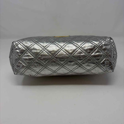 Pre-Owned Marc Jacobs Silver Leather Handbag