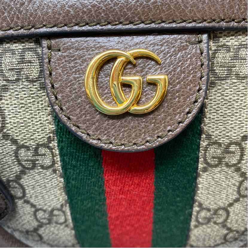Pre-Owned Gucci Monogram Canvas Designer Handbag
