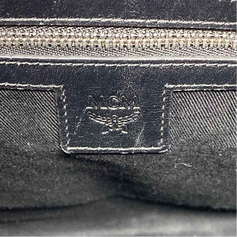 Pre-Owned MCM Black Leather Designer Handbag
