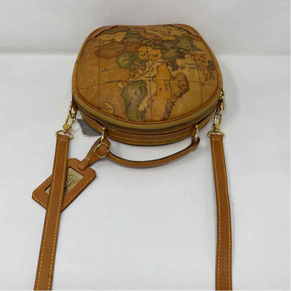 Pre-Owned Alviero Martini Tan Multi Leather Handbag