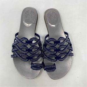 Pre-Owned Shoe Size 8 Vince Camuto Navy Sandals