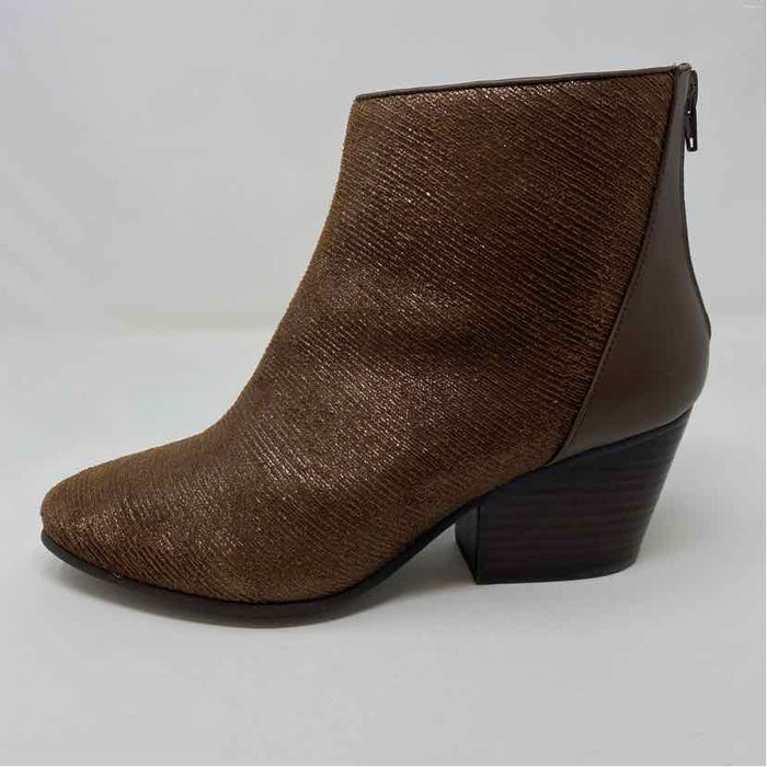 Pre-Owned Shoe Size 9.5 Vaneli Brown Multi Booties