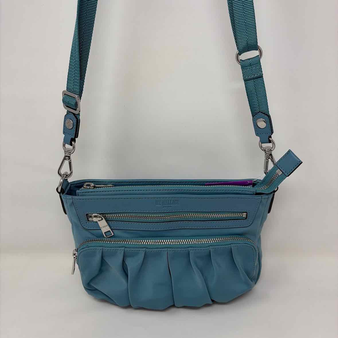Pre-Owned MZ Wallace Teal Nylon Handbag