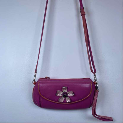 Pre-Owned Brighton Magenta Leather Handbag