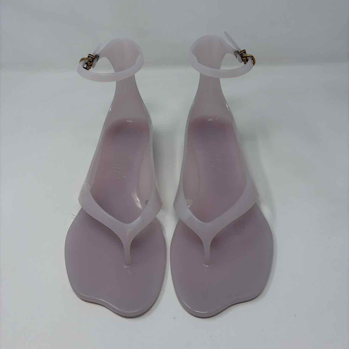Pre-Owned Chloe Lavender Plastic Shoe Size 9.5 Designer Shoes