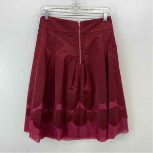 Pre-Owned Size 0/S Miri Burgundy Skirt