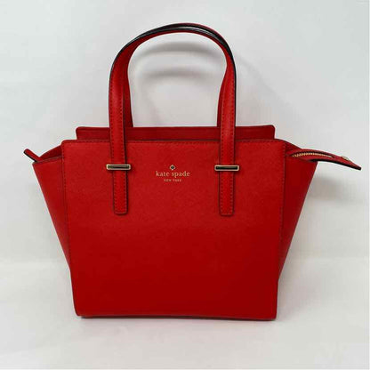 Pre-Owned Kate Spade Red Leather Handbag